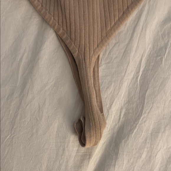 Tan Ribbed Turtleneck Bodysuit nwot from southern alternative boutique - Picture 5 of 5
